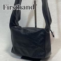 新品未使用】Firsthand ブラック オールレザー ショルダーバッグ 最新 