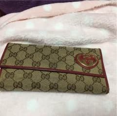 【値下げ】GUCCI グッチ 長財布 ダブルジー ハート ファスナーのサムネイル