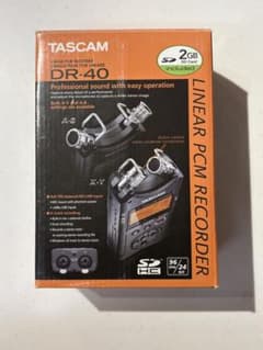 美品】TASCAM DR-40 (別売品ワイヤードリモコンRC-10付き) - メルカリ