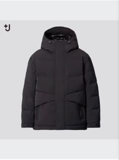 UNIQLO+J ハイブリッドダウンオーバーサイズジャケット L BLACK - メルカリ