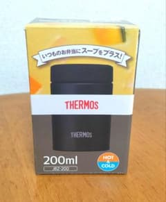 サーモス スープジャー 200ml ブラック JBZ-200 BKのサムネイル