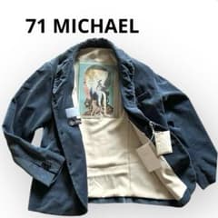 미사용 태그 첨부 71 MICHAEL ALBIZZATE 피치 스킨 재킷