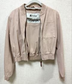 acne studios ショートボンバージャケット　ピンクのサムネイル