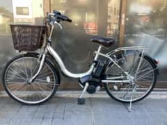 中古電動自転車 ヤマハ PASナチュラ 24インチ シルバー 横浜 №3778