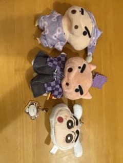 クレヨンしんちゃん ぬいぐるみストラップ 4点セットのサムネイル