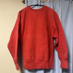 ⭐︎激レア最終特価！　刺繍タグ Champion リバースウィーブ LARGE 赤 ⭐︎激レア最終特価！ 刺繍タグ Champion リバースウィーブ LARGE 赤