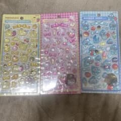 正規品　ボンボンドロップシール　ポムポムプリン ハンギョドン ピンクキティシールのサムネイル
