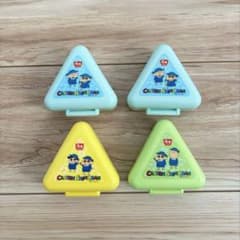 크레용 신짱 스키야 주먹밥 케이스 4개 세트