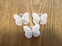 【4/28限定値下げ】ANNAN WEDDING　ヘッドアクセサリー　蝶々 3点のサムネイル