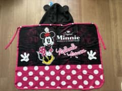 Disney ミニーマウス フード付きブランケット ポンチョのサムネイル