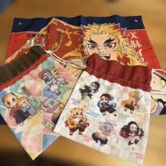 鬼滅の刃　巾着袋　ランチョンマット　煉獄さんのサムネイル