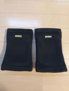 D＆M バレーボール用膝サポーター 2個セット 黒のサムネイル