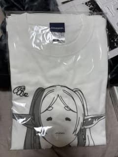 葬送のフリーレン フェイス Tシャツ すごく嫌そうな顔ver. 白　Mサイズのサムネイル