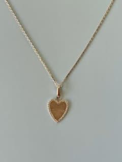 マグノリアホワイト K10ネックレス＆チャーム 2点セット - メルカリ