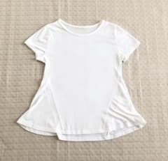GU 半袖 Tシャツ ホワイト フレアシルエットのサムネイル