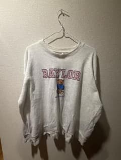 BAYLOR ベア プリント 長袖 スウェット グレーのサムネイル