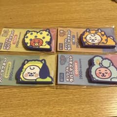 BT21　ファミマ限定　オリジナル ラバーマグネット  5点のサムネイル