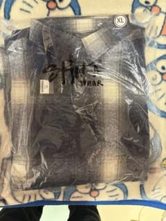 SHIFA WEAR チェック柄 長袖シャツ ネイビー XLのサムネイル
