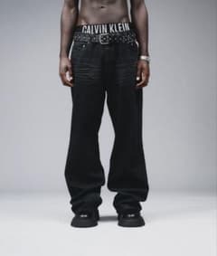 ANDER HUNK Whiskers Semi Flare Denim 再販無 ANDER HUNK Whiskers Semi Flare Denim 再販無 - メルカリ