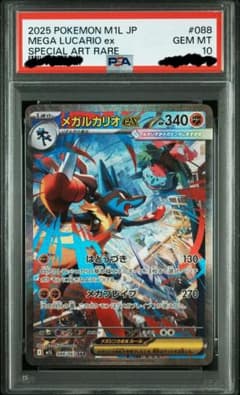 〔PSA10鑑定済〕メガルカリオex【SAR】絵柄ウィズフシギバナ☆ PSA10鑑定済〕メガルカリオex【SAR】絵柄ウィズフシギバナ☆ - メルカリ