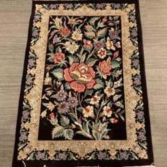 121万ノット シルクペルシャ絨毯 59×40.5㎝ たさち新な8-0710☆ - メルカリ