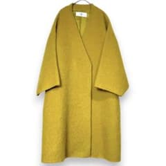 美品★ADORE★ふんわりモヘアシャギーコート★オーバーサイズ★マスタード 美品☆ADORE☆ふんわりモヘアシャギーコート☆オーバーサイズ