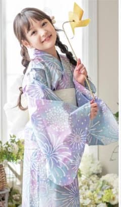 CC 배송비 포함 원피스가되는 2WAY 유카타 [14] L160cm [M4074]