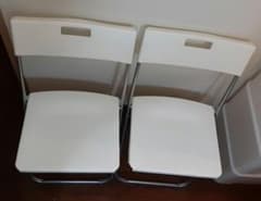 IKEA 折り畳み椅子 2脚セットのサムネイル
