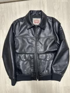 リーバイス LEVI’S レザージャケット ブラック 黒 levis a-2のサムネイル
