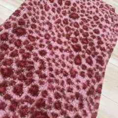 ブランケット　ピンク　ヒョウ柄のサムネイル