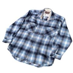 90s PENNY WORTH オンブレチェック ネルシャツ カートコバーン - メルカリ