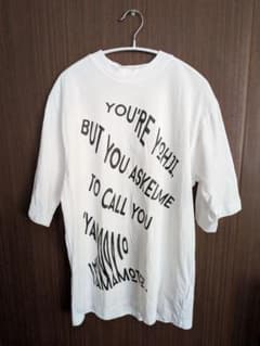 Y-3 テキストプリントTシャツ 白 XS オーバーサイズのサムネイル