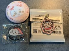 バ*ム様 ちいかわ もぐもぐ本舗 アクリルチャーム 刺繍缶バッジ 寿司 セットのサムネイル