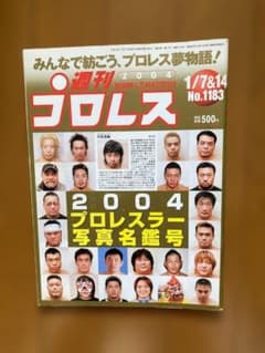 週刊プロレス No.1183 2004年プロレスラー写真名鑑号のサムネイル