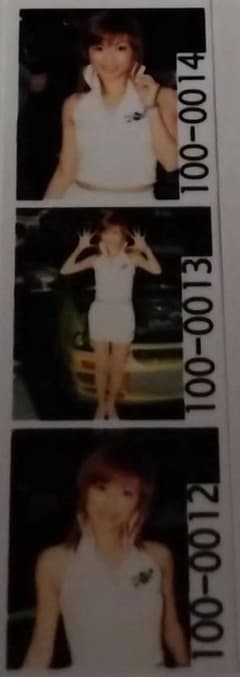 新村ひろよ 写真 はがきサイズ 3枚 レースクイーン アイドル タレント
