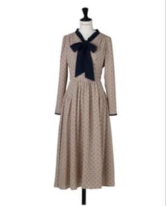 herlipto Heart Dot Bow Tie Chiffon Dress - メルカリ