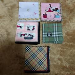 cocoa様専用　ハンカチ四枚セット＆おまけ付きのサムネイル