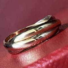 最終　ヴィンテージ カルティエ　トリニティリング　50