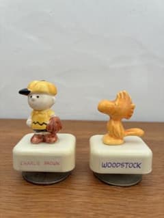 チャーリーブラウンとウッドストック オルゴール 2体セット - メルカリ