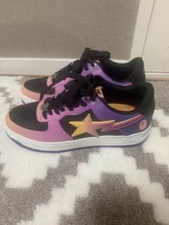 BAPE STA 26.5cm ピンク パープル ブラック スニーカーのサムネイル