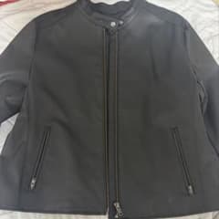 UNIQLO フェイクレザージャケット ブラック XLのサムネイル