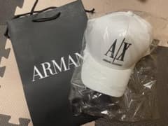 ARMANIEXCHANGE キャップ　白のサムネイル