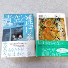 辻村深月 青空と逃げる 原田マハ 奇跡の人 文庫本2冊セットのサムネイル