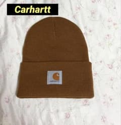 Carhartt ニット帽 ブラウン ビーニーのサムネイル