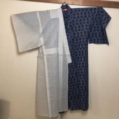和装  紳士用  夏用着物・浴衣2点セットのサムネイル