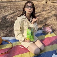 Re:see sort/black カラーレンズ ブルーグレー25% 田久保夏鈴 Re:see sort/black カラーレンズ ブルーグレー25% 田久保夏鈴 - メルカリ