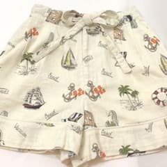 moussy パンツ　夏　海　Sea タックショートパンツのサムネイル
