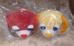 【お茶犬】寝そべりぬいぐるみ　アール＆チャイ　２点セット【圧縮なし！】