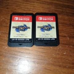Nintendo Switch 몬스터 헌터 라이즈 2개 세트 동작 OK
