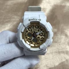 Baby-G レディース腕時計 レオパード柄 ホワイト×ゴールドのサムネイル